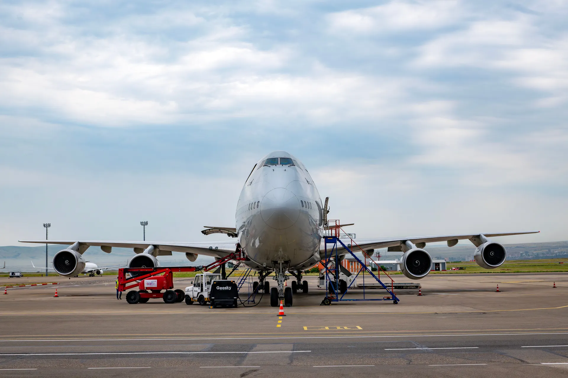 Boeing 747 at Tbilisi International Airport